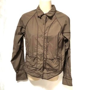 Columbia Titanium Brown Athletic LS Top Size XS